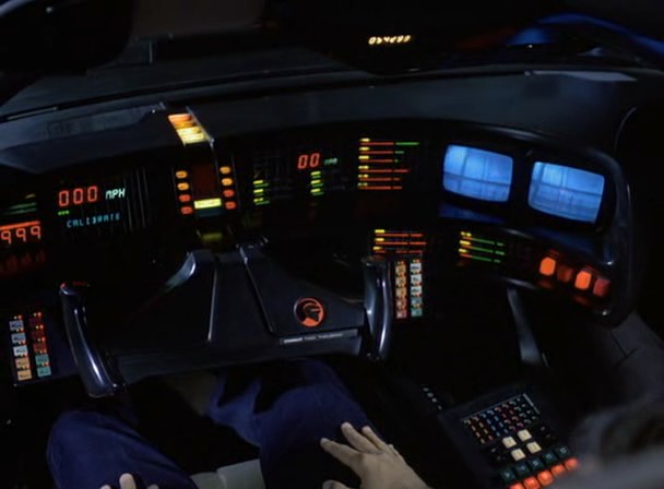 KITT's dashboard