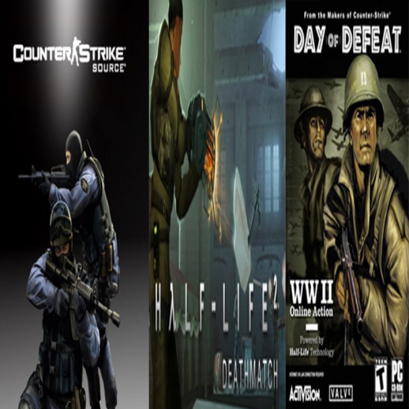 Counter Strike Source, Half Life 2 DM, Day of Defeat [PC]